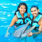 Nada con Delfines en Cancun Isla Mujeres