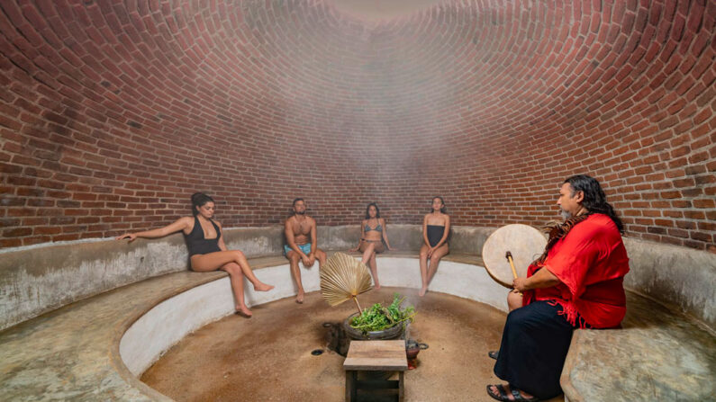 ceremonia maya en cancun e isla mujeres